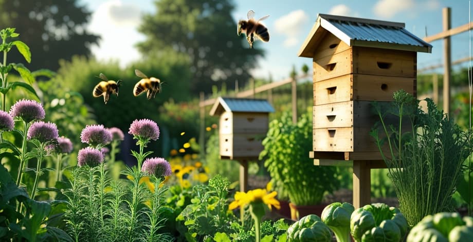 Cómo atraer abejorros al huerto de forma natural