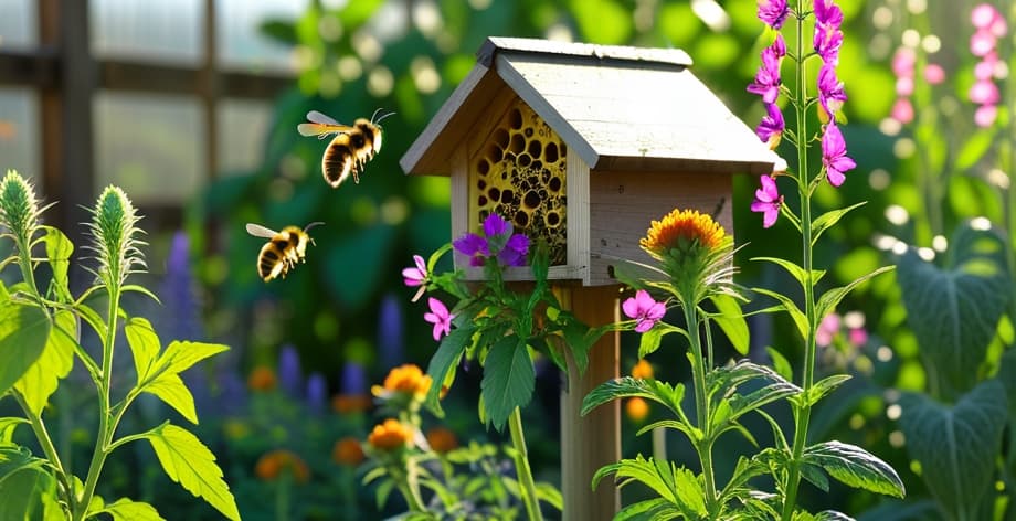 Cómo atraer abejas solitarias al jardín de forma natural