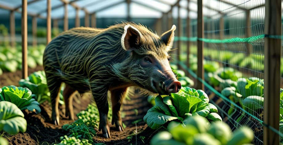 Cómo proteger huerto de jabalíes