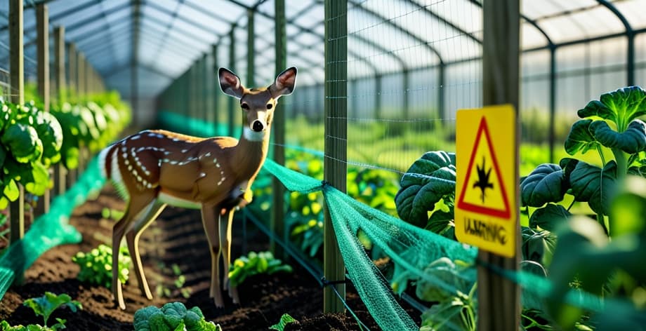 Cómo proteger el huerto de ciervos de forma eficaz