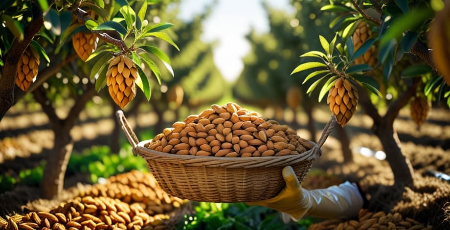 Cuándo cosechar almendras: señales de madurez y mejor época