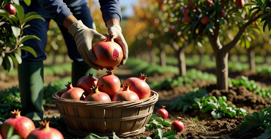 Cuándo cosechar granada: Señales de madurez y mejor época
