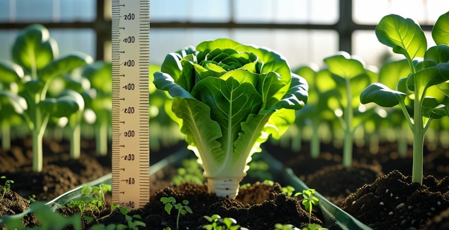 Cuánto crece lechuga: Tamaño, altura y desarrollo completo