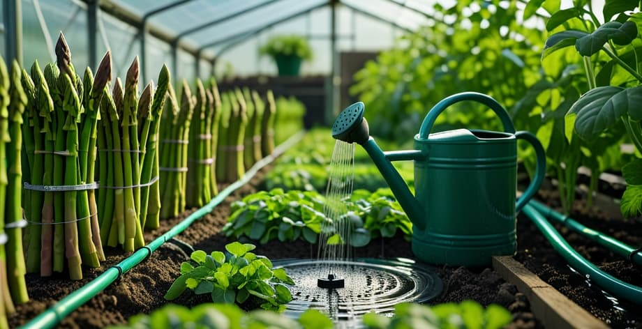 Cómo regar espárragos del huerto