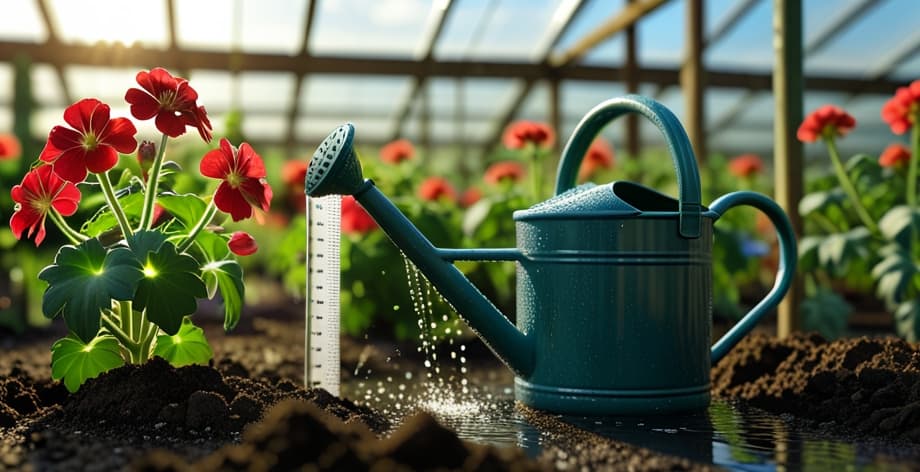 Cómo regar geranios: guía completa