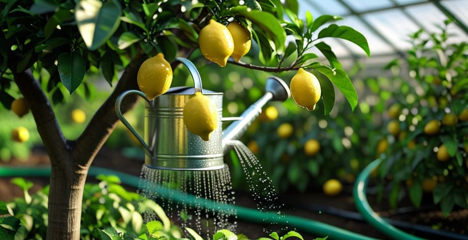 Cómo regar limonero del huerto