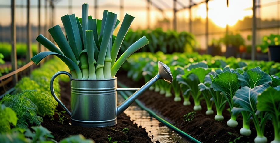 Cómo regar puerros: guía completa