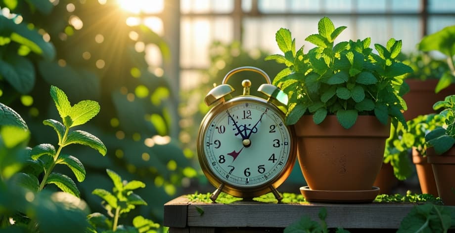 Cuánta luz necesita la menta: guía completa