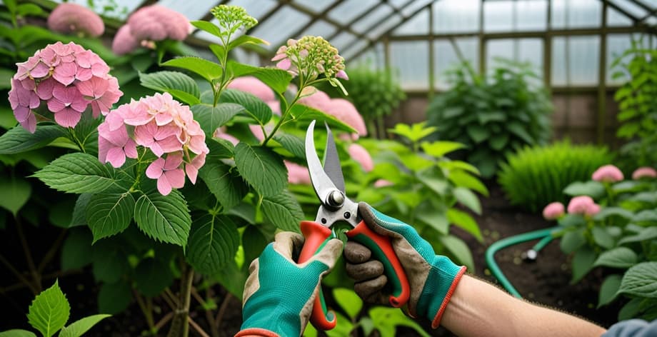 Cómo podar hortensias del jardín