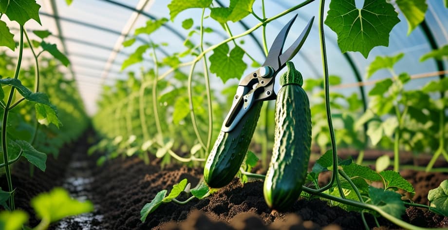 Cómo podar pepinos: guía completa
