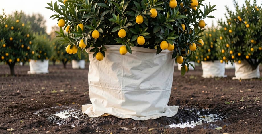 Cómo proteger los cítricos de las heladas: limonero y naranjo