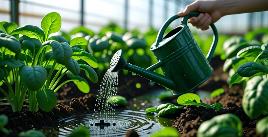 Cómo regar espinacas: guía completa