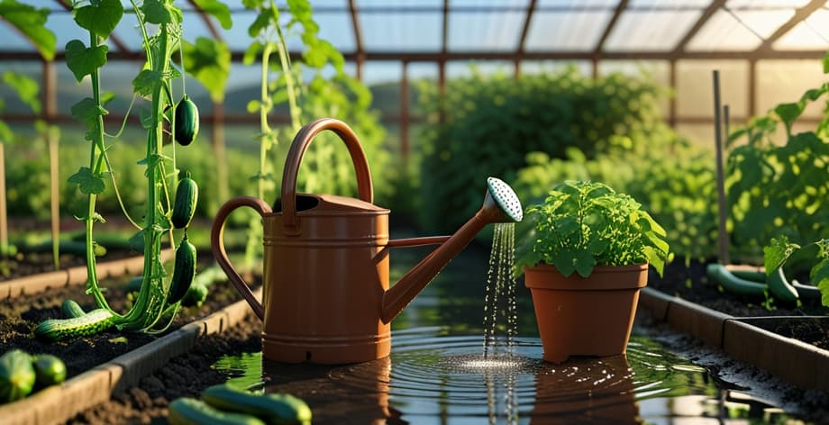 Cómo regar pepinos: guía completa