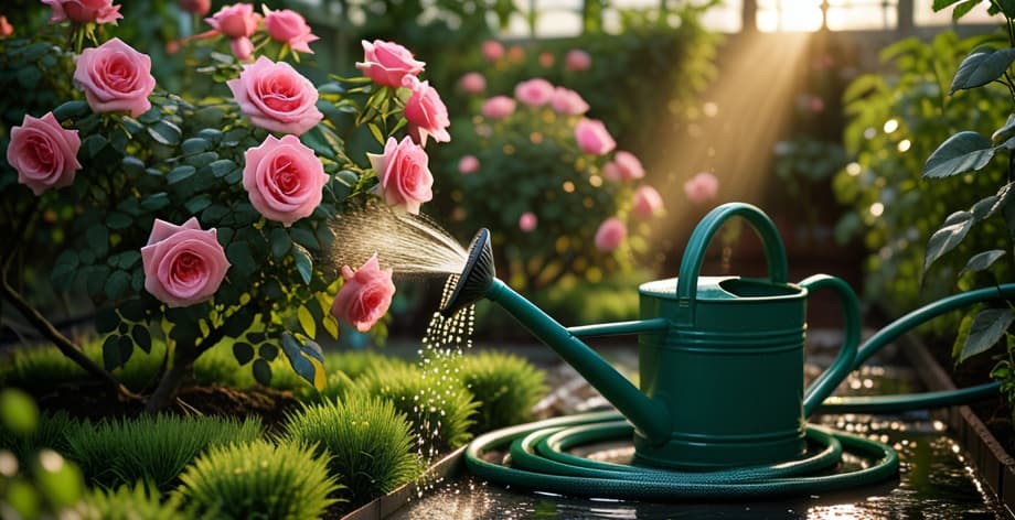 Cómo regar rosales: guía completa