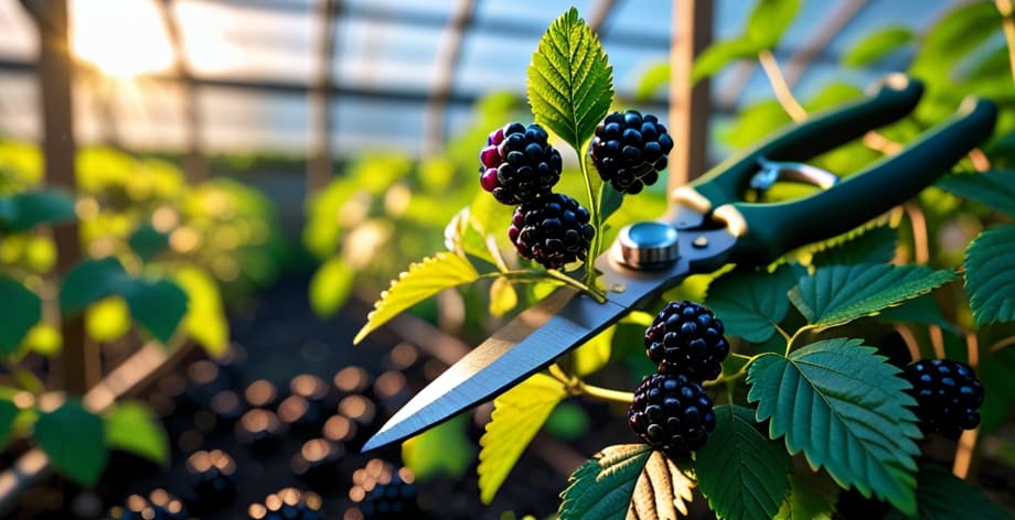 Cómo podar moras: guía completa