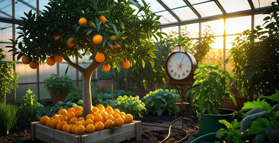 Cuánta luz necesita un naranjo: guía completa
