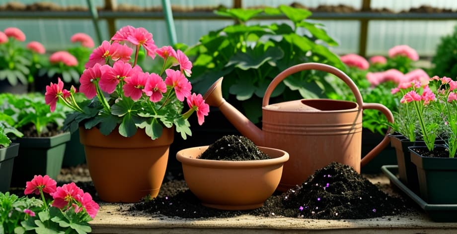 Fertilizar geranios con compuesto: Guía completa y dosis