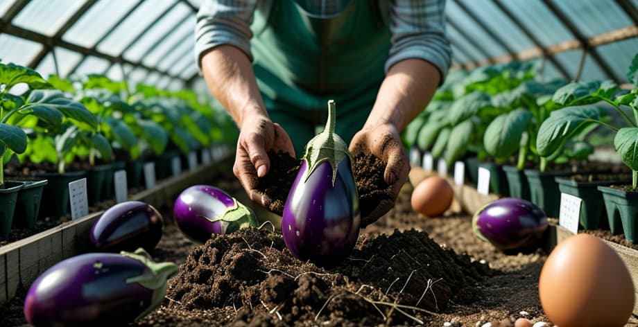 Fertilizar berenjenas con cáscara de huevo: guía completa y dosis