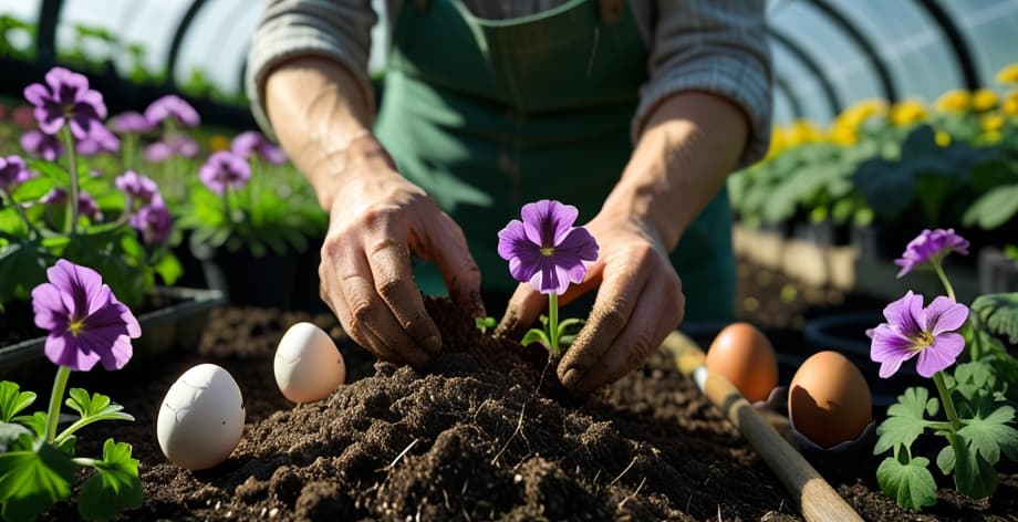 Fertilizar geranios con cáscara huevo: Guía completa y dosis