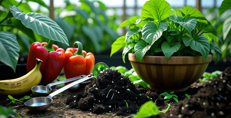 Fertilizar pimientos con cáscara de plátano: guía completa y dosis