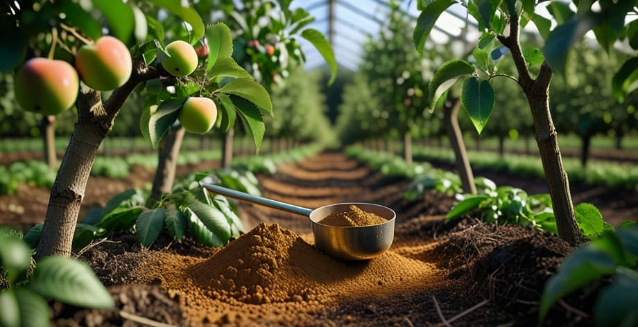 Fertilizar árboles frutales con ceniza de madera: guía completa y dosis