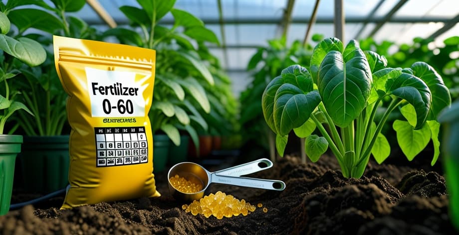 Fertilizante 0-0-60: para qué sirve y cómo usarlo