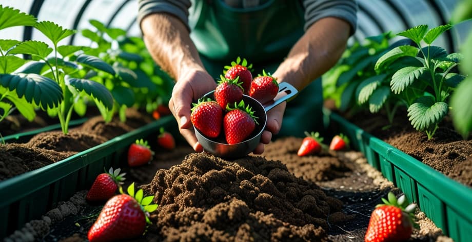 Fertilizar fresas con compost: guía completa y dosis