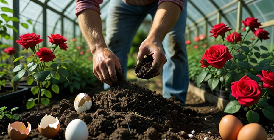 Fertilizar rosales con cáscara de huevo: guía completa y dosis