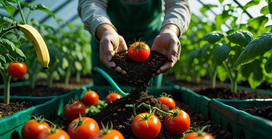 Fertilizar tomates con cáscara de plátano: guía completa y dosis