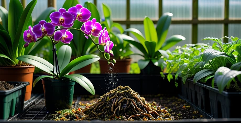Fertilizar orquídeas con humus de lombriz: guía completa y dosis