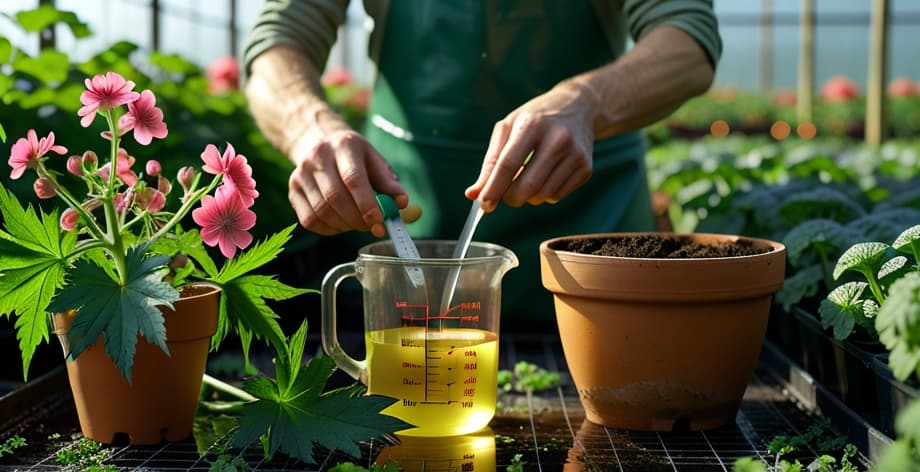 Fertilizar geranio con ortiga: guía completa y dosis