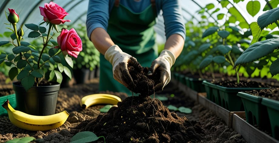 Fertilizar rosales con cáscara de plátano: Guía completa y dosis