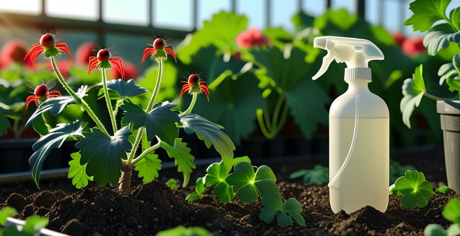 Cómo eliminar araña roja en geranios