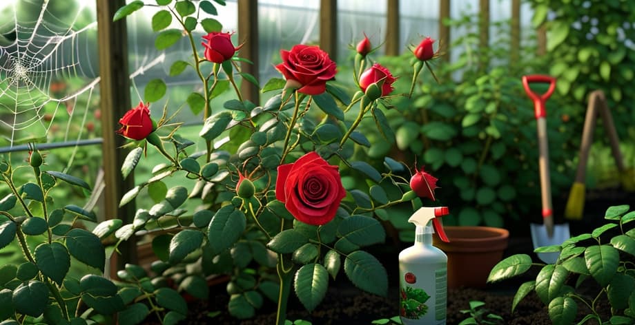 Cómo eliminar araña roja en rosales