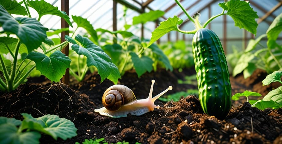 Cómo eliminar caracoles en pepinos del huerto