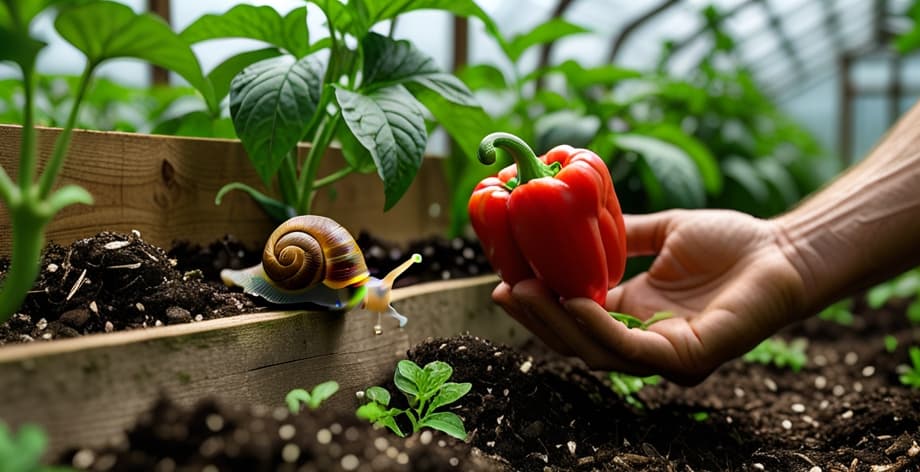 Cómo eliminar caracoles en pimientos: Métodos ecológicos efectivos