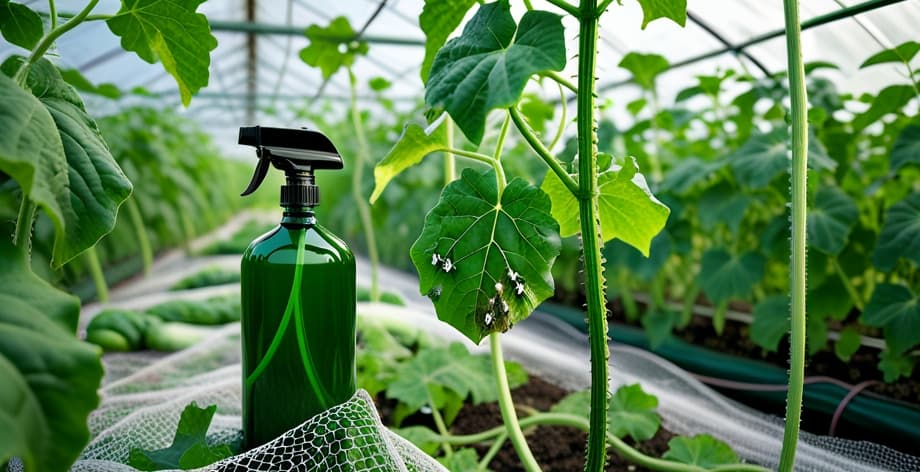 Cómo eliminar mosca blanca en pepinos