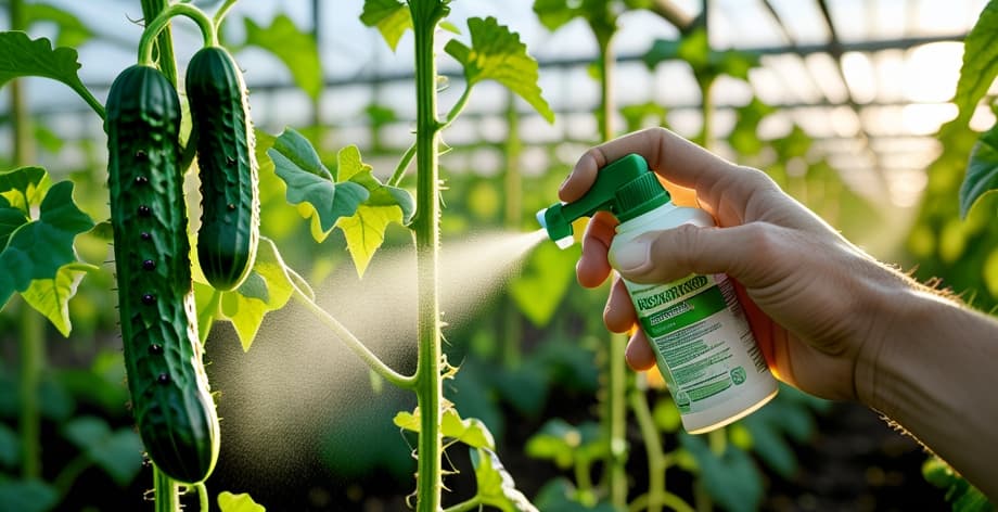 Cómo eliminar pulgón en pepinos