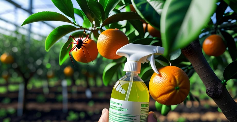Cómo eliminar araña roja en naranjos