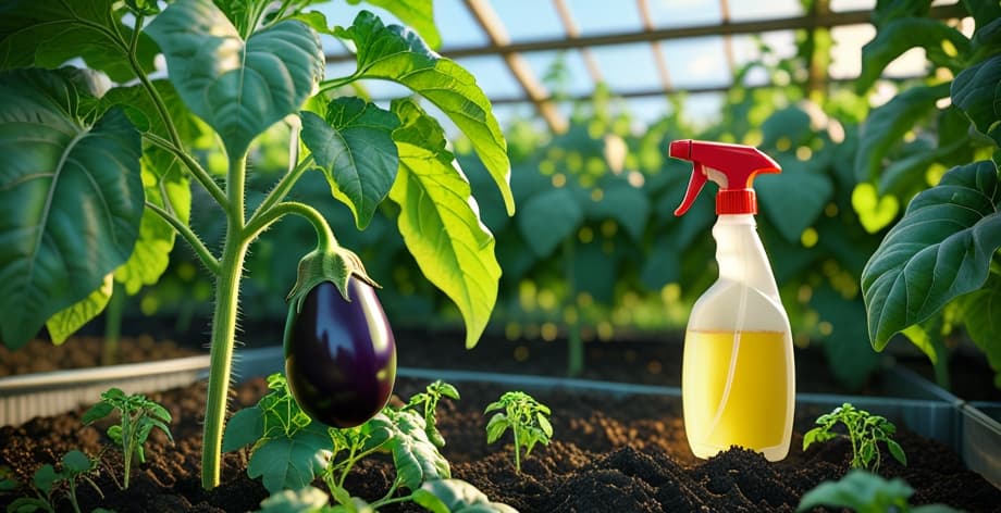 Cómo eliminar pulgón en berenjenas del huerto