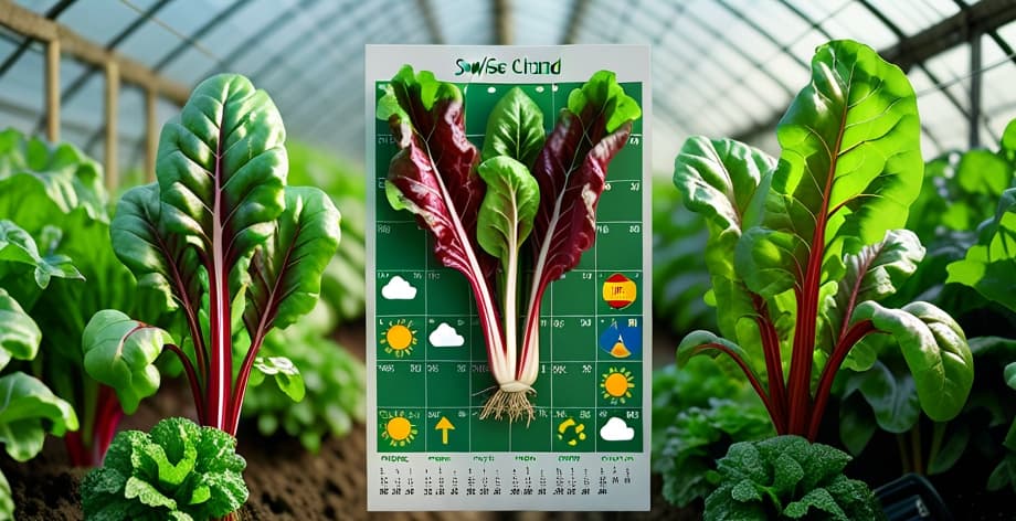 Cuándo Plantar acelga: Calendario por Zonas de España