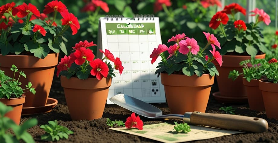 Cuándo plantar geranio en Málaga: Fechas y consejos locales