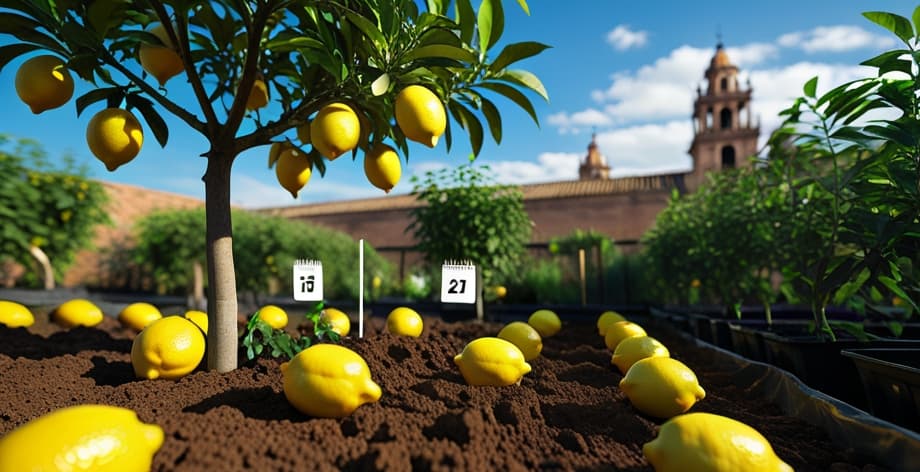 Cuándo plantar limonero en Sevilla: fechas y consejos locales