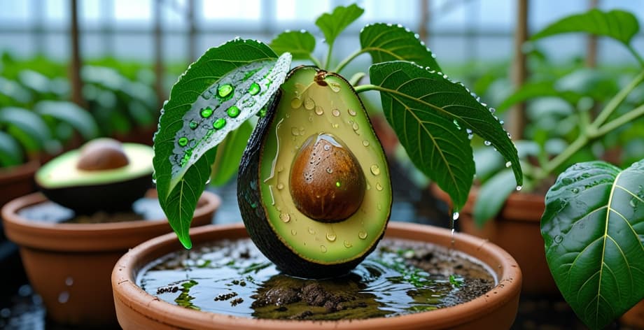 Aguacate con regado en exceso: causas y soluciones efectivas