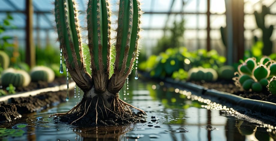 Cactus con demasiada agua: causas y soluciones