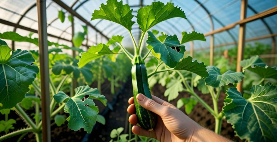 Calabacín con agujeros en hojas: causas y soluciones efectivas