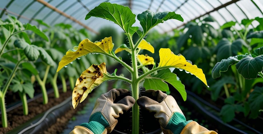 Calabacín con hojas amarillas: causas y soluciones efectivas