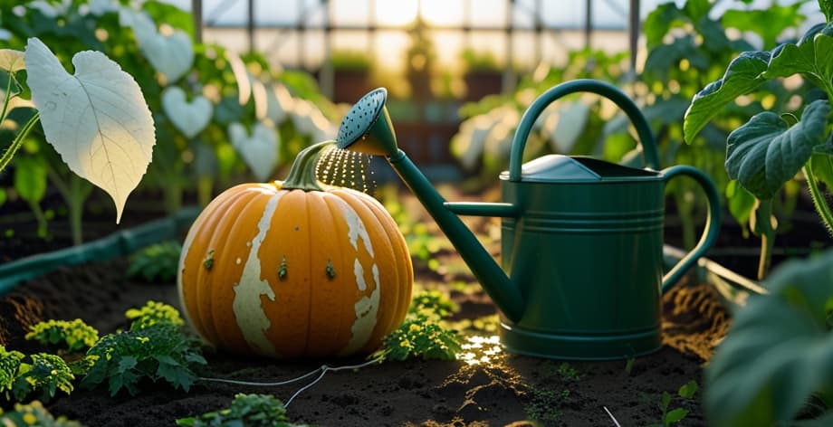 Calabaza con hojas blancas: causas y soluciones efectivas