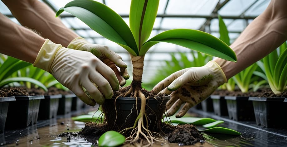 Cómo salvar orquídea con raíces podridas