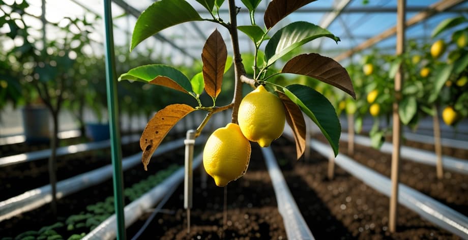 Limonero con hojas marrones: Causas y Soluciones Efectivas